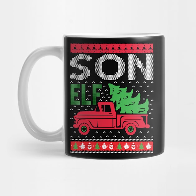 Son Elf ugly christmas sweater by MZeeDesigns